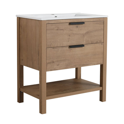 30 Inch Bathroom Vanity Plywood With 2 Drawers by eprolo