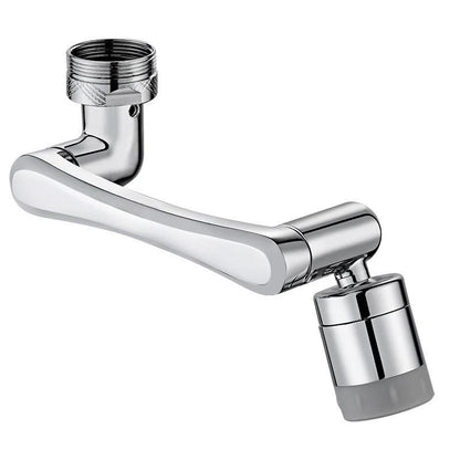1080 °/1440 ° New Mechanical Arm Double Outlet Bubbler Universal Extension Faucet Splash Proof Washing Faucet Extender by eprolo