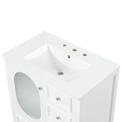 30" Bathroom Vanity with Sink by eprolo