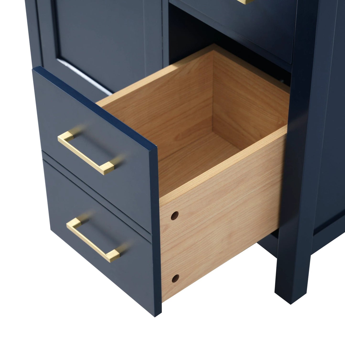 30-Inch Blue Bathroom Vanity with Ceramic Sink and Ample Storage - Ideal Choice for Small Bathrooms by eprolo