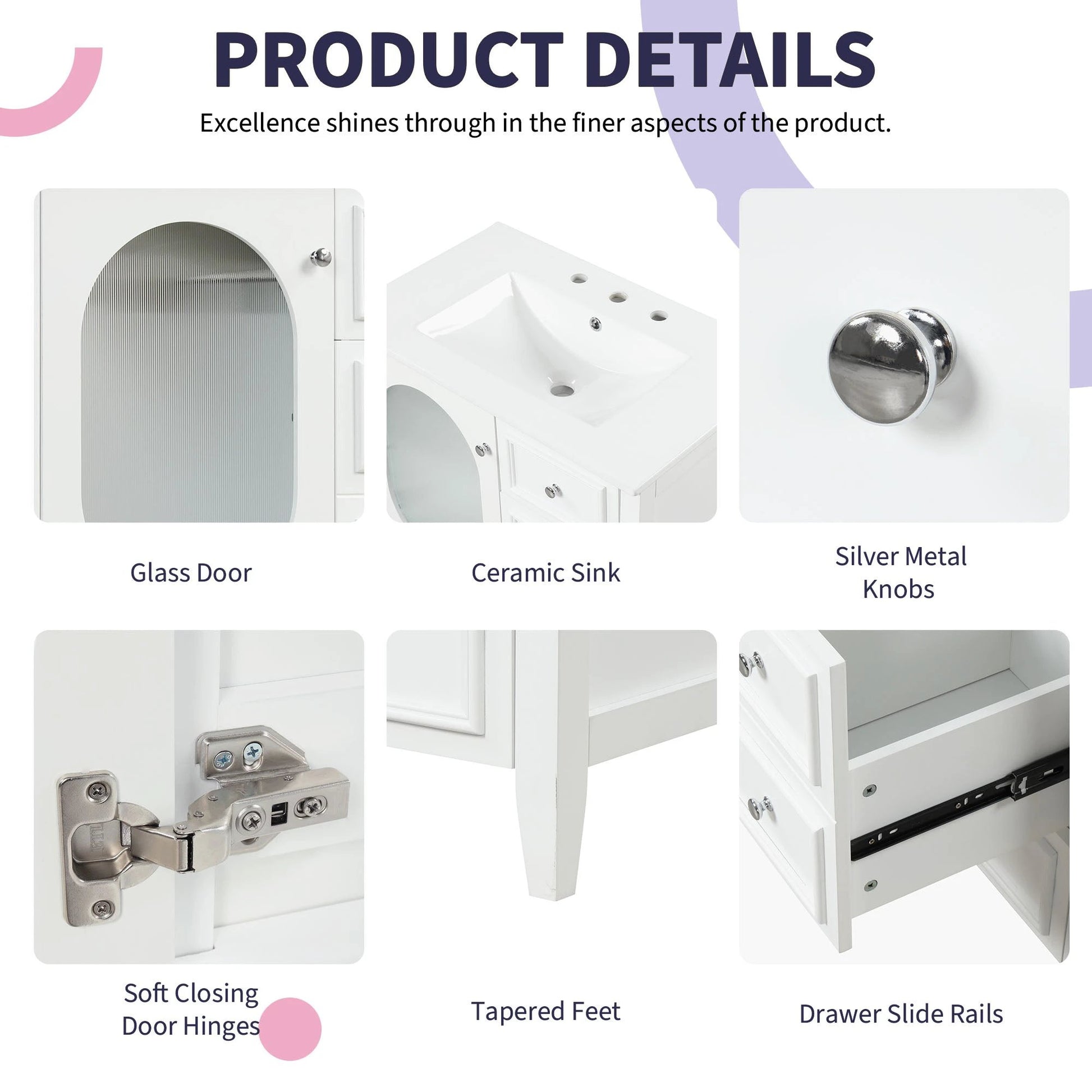 30" Bathroom Vanity with Sink by eprolo