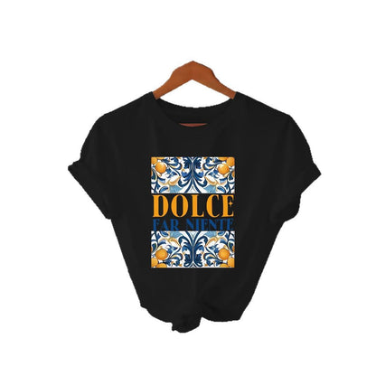 Camiseta con estampado DOLCE