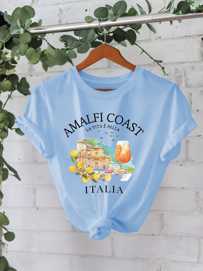 T-shirt imprimé à motifs