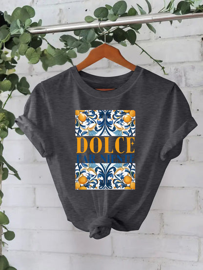 Camiseta con estampado DOLCE