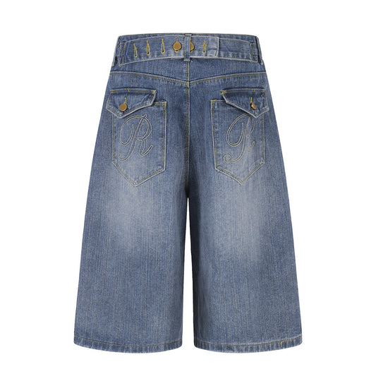 Faire un pantacourt en jean vintage