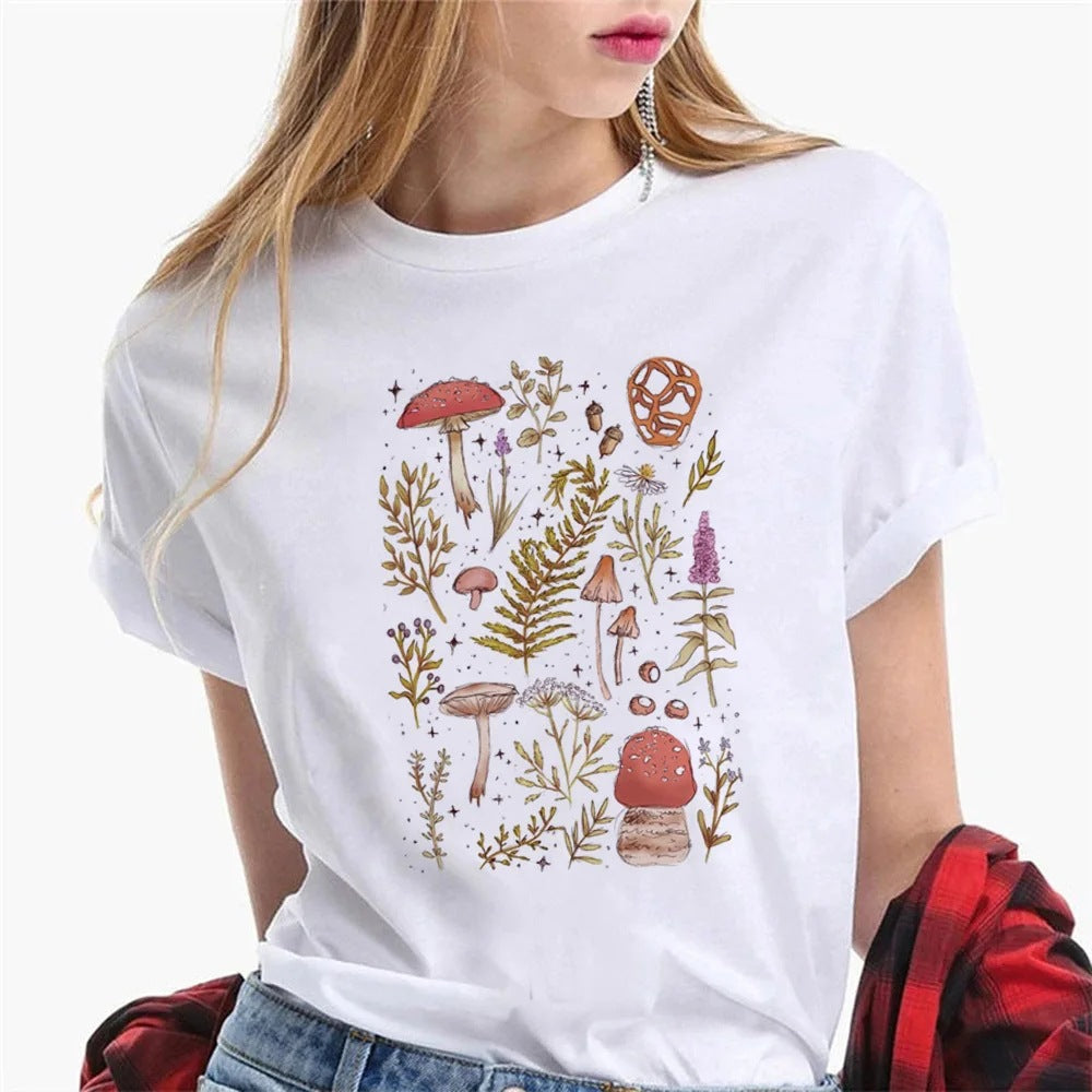 Camisetas de mujer Camisetas de diseño gráfico Camisetas de chica Harajuku Cl