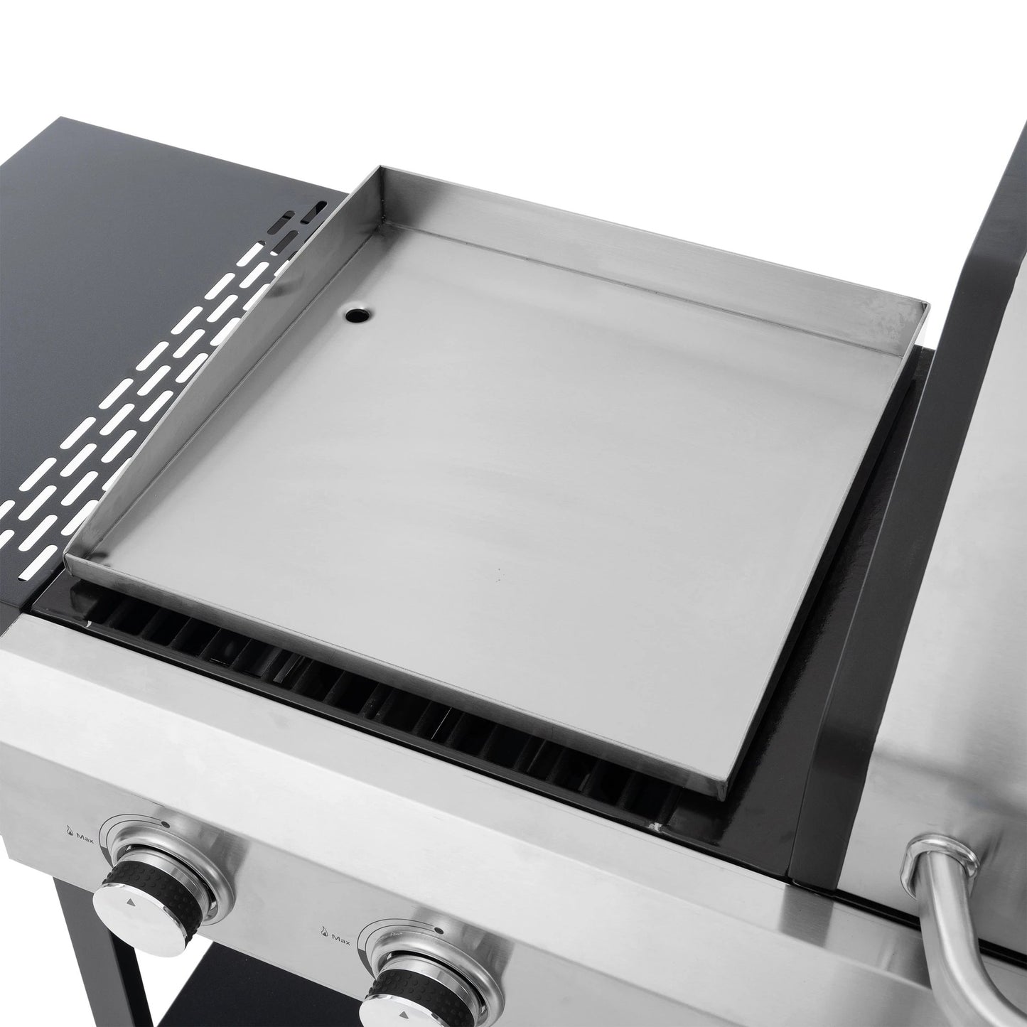 2+2 multifunctional gas barbecue grill and covered grill combination for outdoor cooking - barbecue, barbecue, pizza. by eprolo