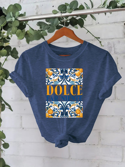 Camiseta con estampado DOLCE