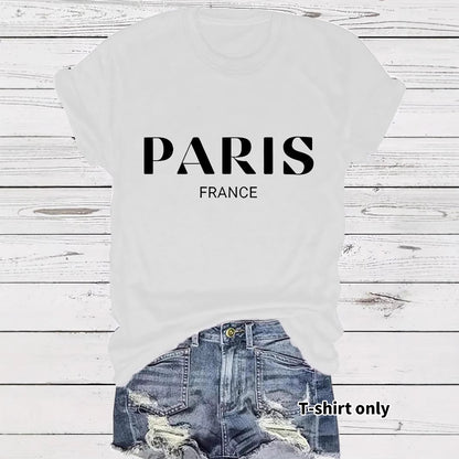 Camiseta Letras de París