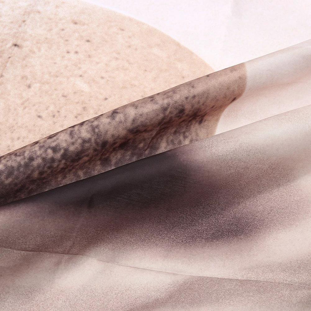 180x180cm/180x200cm Bathroom Shower Curtain Bathroom Decoration Waterproof Sand&Stone Printed Pattern Shower Curtains by eprolo