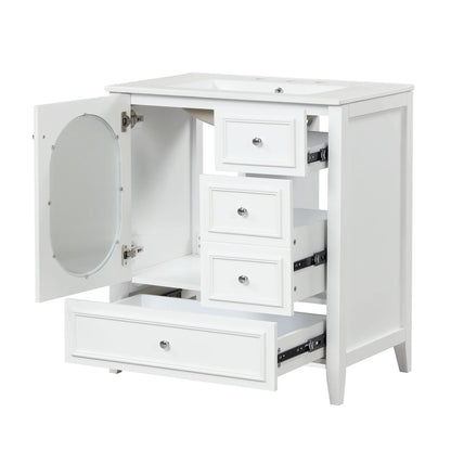 30" Bathroom Vanity with Sink by eprolo