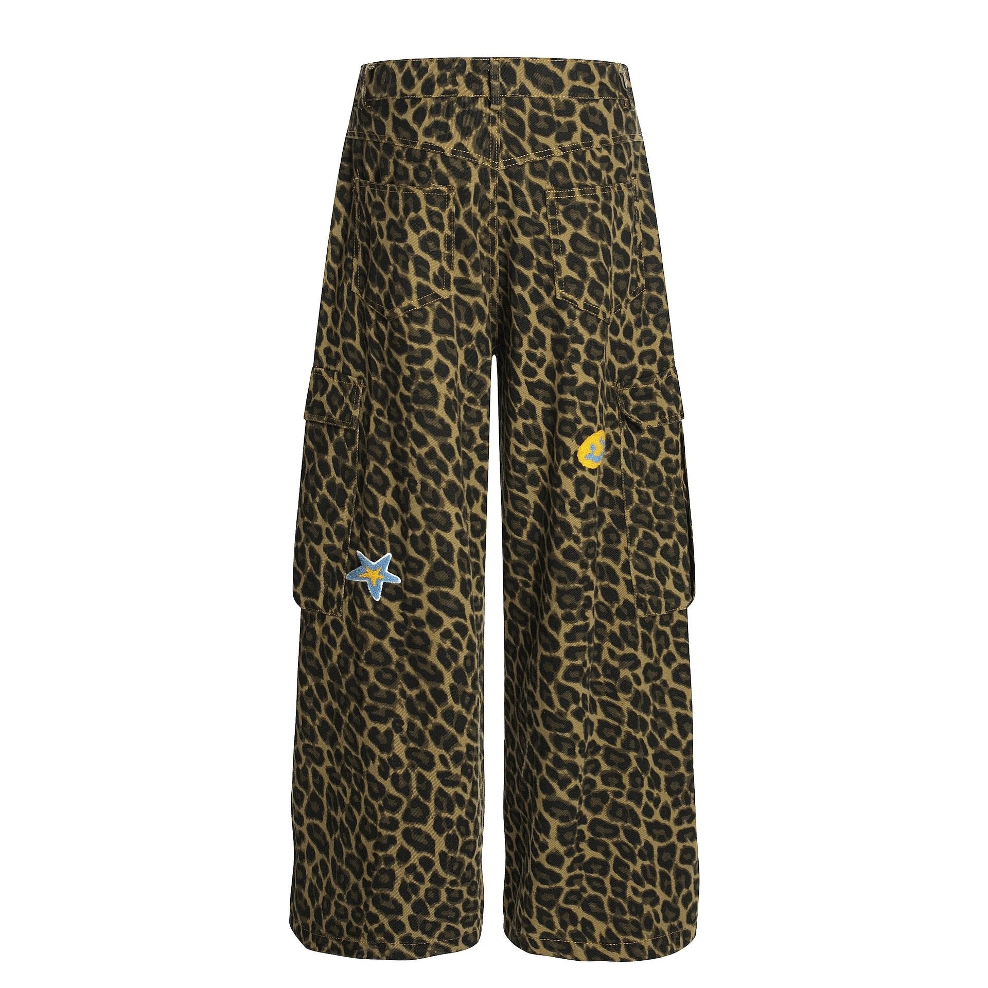 Leopard print work pants by eprolo