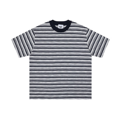 T-shirt rayé à manches courtes