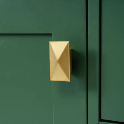 30-Inch Green Bathroom Vanity with Ceramic Sink and Ample Storage - Ideal Choice for Small Bathrooms by eprolo