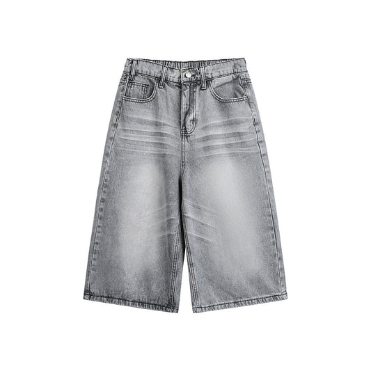 Faire un Pantalon Court en Jean Délavé Style Vintage