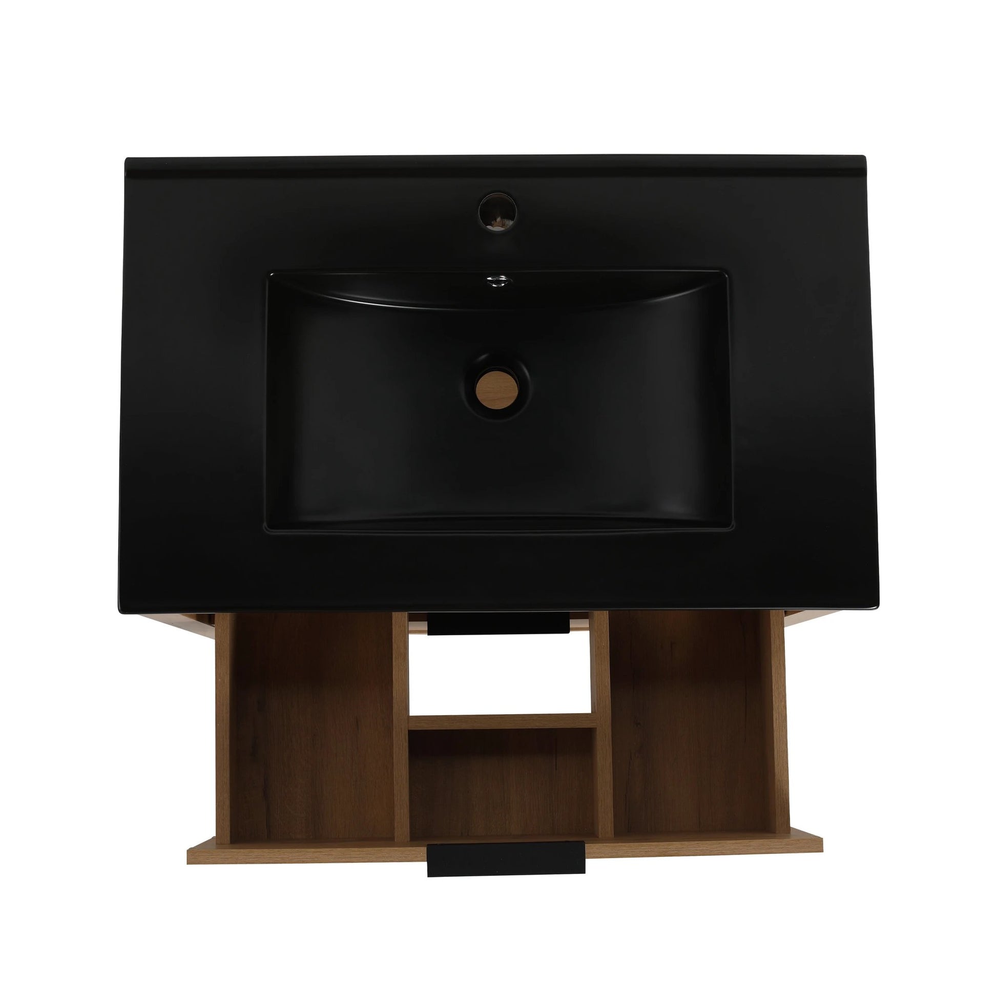 30 Inch Bathroom Vanity Plywood With 2 Drawers(BVB01030IMO-BL9075BK) by eprolo