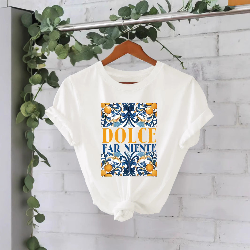 Camiseta con estampado DOLCE