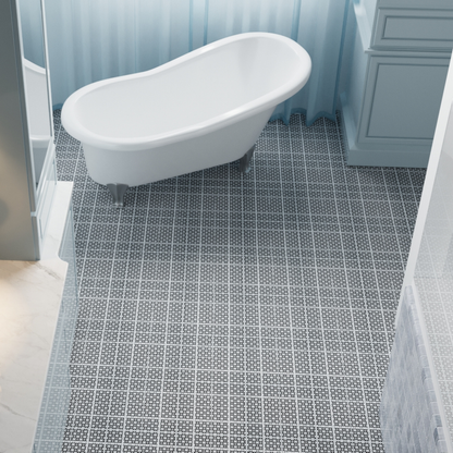 12 x 12 inch gray interlocking deck tiles, plastic waterproof, weighing up to 6613 pounds, with a rose pattern pack of 12 by eprolo