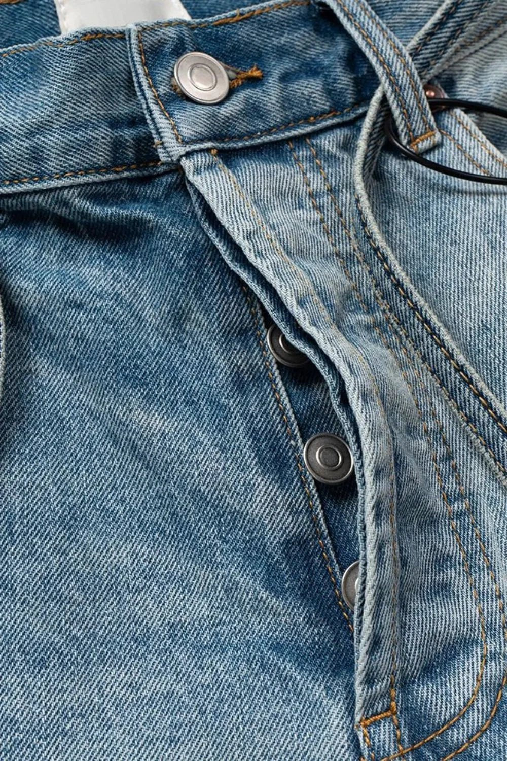 Men's Washed Graffiti Print Denim Bermuda Shorts by eprolo