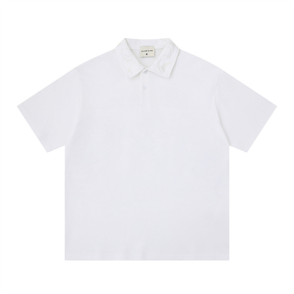T-shirt à col et manches courtes