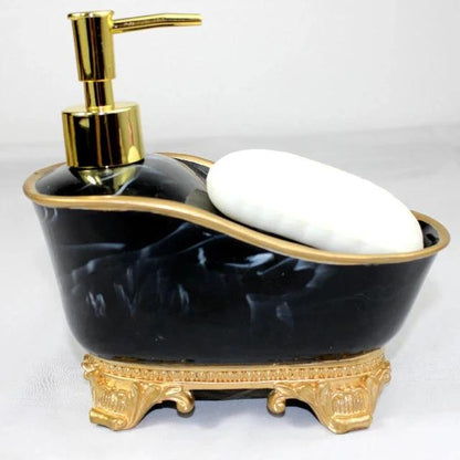 European Liquid Soap Bottle Resin Bathtub Shape Bathroom Sanitizer Bottles Shampoo Shower Gel Wristband Dispenser Accessories by eprolo