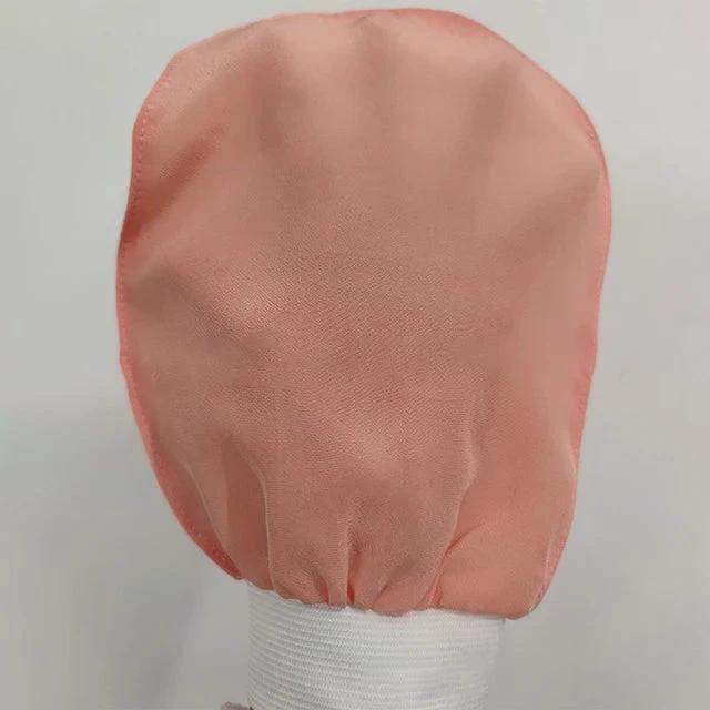 Silk exfoliating face wash and beauty towel, soft and exfoliating, bath and scrubbing, silk bath and face wash gloves by eprolo