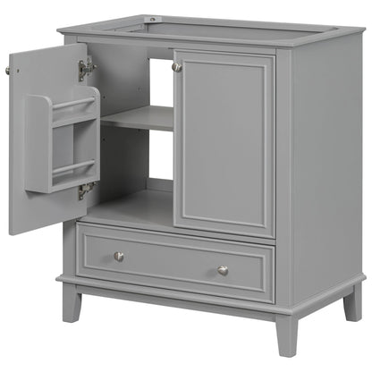 30 inch bathroom vanity no sink base only gray by eprolo