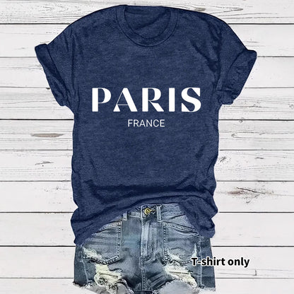 Camiseta Letras de París