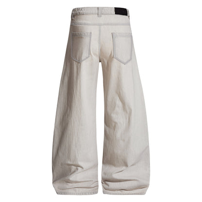 Pantalon en jean coupe droite