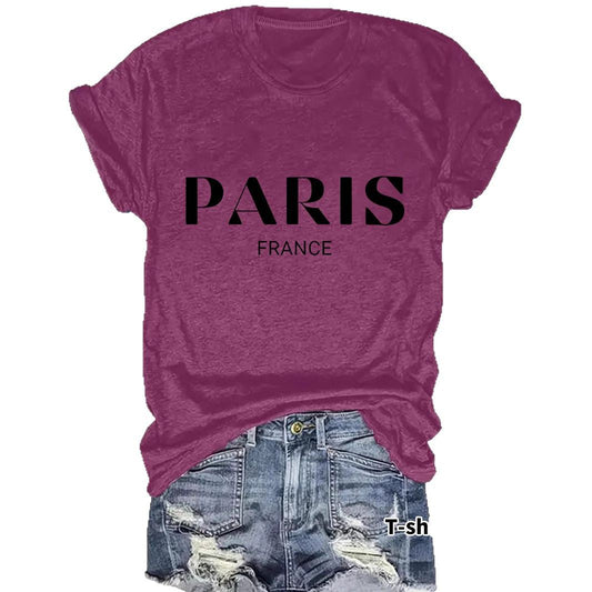T-shirt lettres Paris