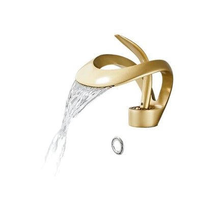 Creative basin waterfall faucet basin faucet basin faucet hot and cold table basin faucet by eprolo