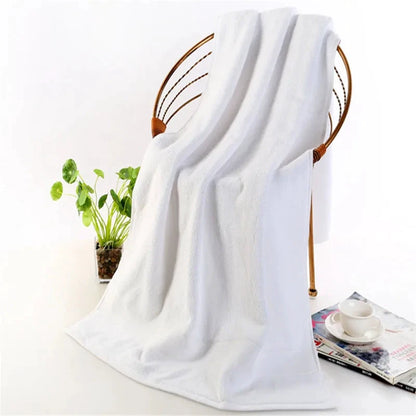 Egyptian Cotton beach towel Terry Bath Towels bathroom 70*140cm 650g Thick Luxury Solid for SPA Bathroom Bath Towels for Adults by eprolo