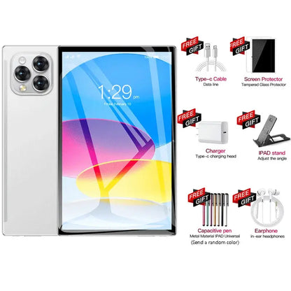 Pad 15 Pro 11-Inch Tablet 24GB 2TB Android 16 in silver with free accessories bundle.