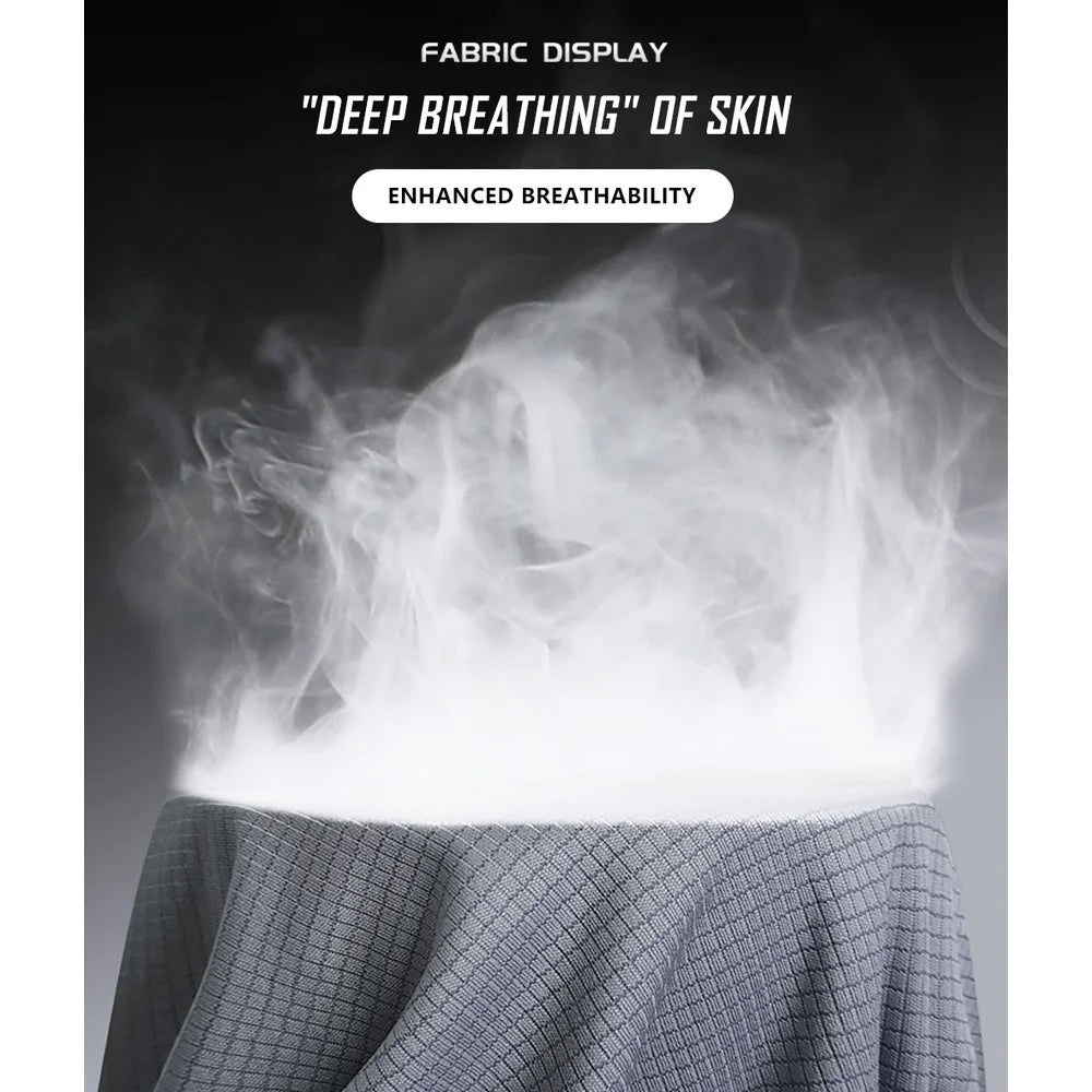 Men's Quick Dry T-Shirt by PrimeCanada.Store, gray textured fabric with enhanced breathability