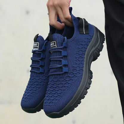 Men's Bright Yellow Outdoor Sneakers