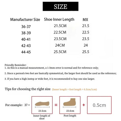 Size chart for PrimeCanada.Store EVA men's slippers; inner lengths 21.5–25.5 cm, sizes 36–37 to 44–45.