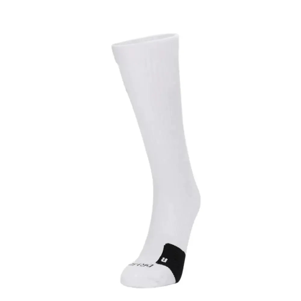 Nike Everyday Crew unisex athletic socks, white mid-calf with black toe detail, 3-pack