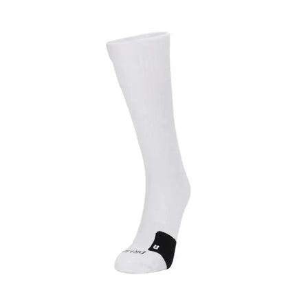 Nike Everyday Crew unisex athletic socks, white mid-calf with black toe detail, 3-pack