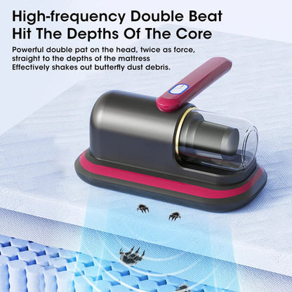 Aspiradora de colchones de mano inalámbrica de 10 kPa para eliminar ácaros