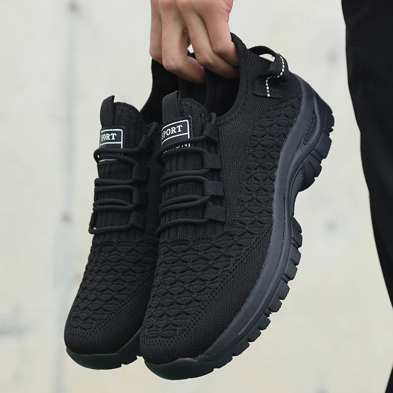 Men's Bright Yellow Outdoor Sneakers