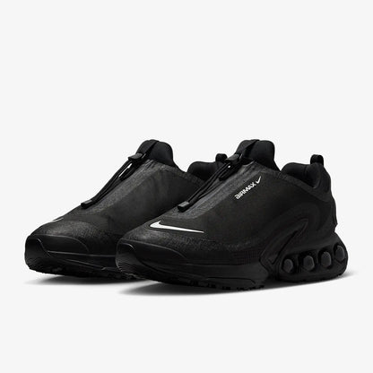 Nike Air Max Dn Roam Men's low-cut sneakers, black/charcoal with white Nike swoosh