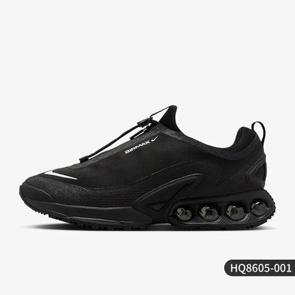 Nike Air Max Dn Roam men's black low-cut sneakers with visible Air Max cushioning