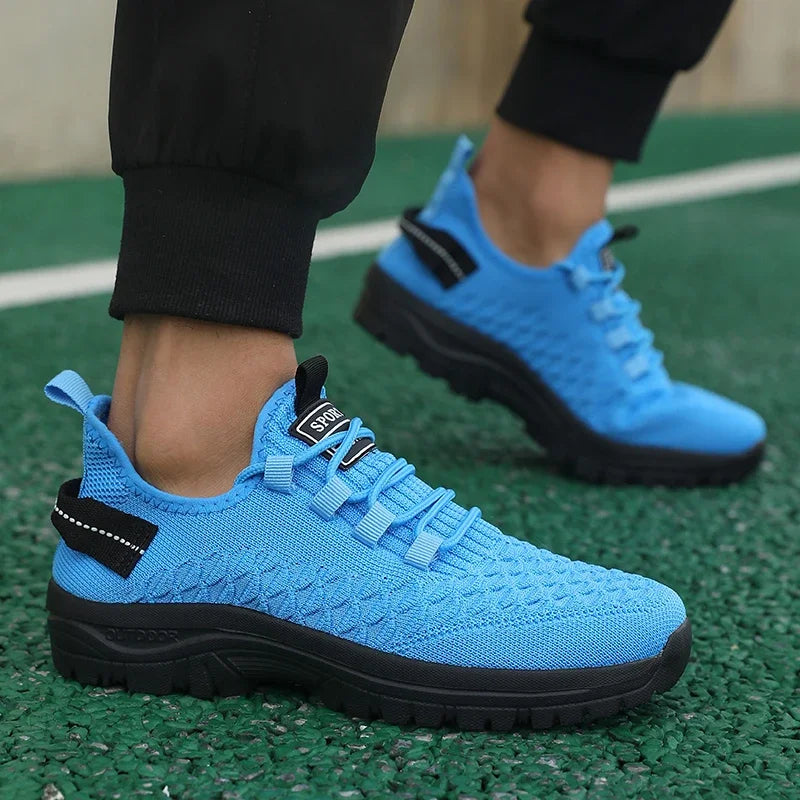 Men's Bright Yellow Outdoor Sneakers