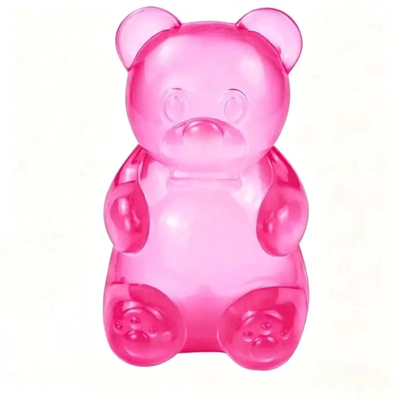 NEEDOH Soft Gummy Bear Fidget Squeeze Toy, pink translucent accessory by PrimeCanada.Store