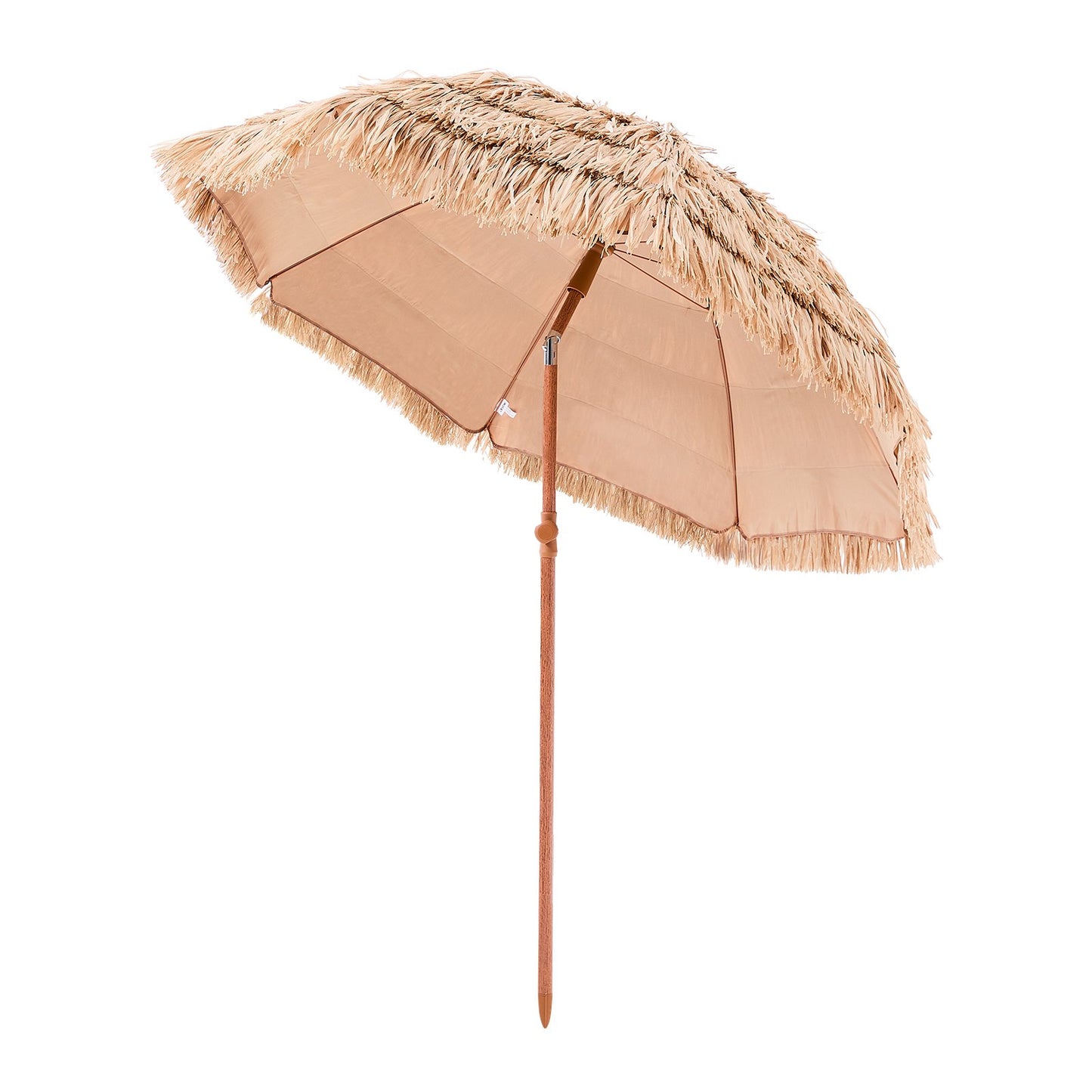 Parasol de terrasse en chaume Tiki, 1,8 m, pour piscine, plage