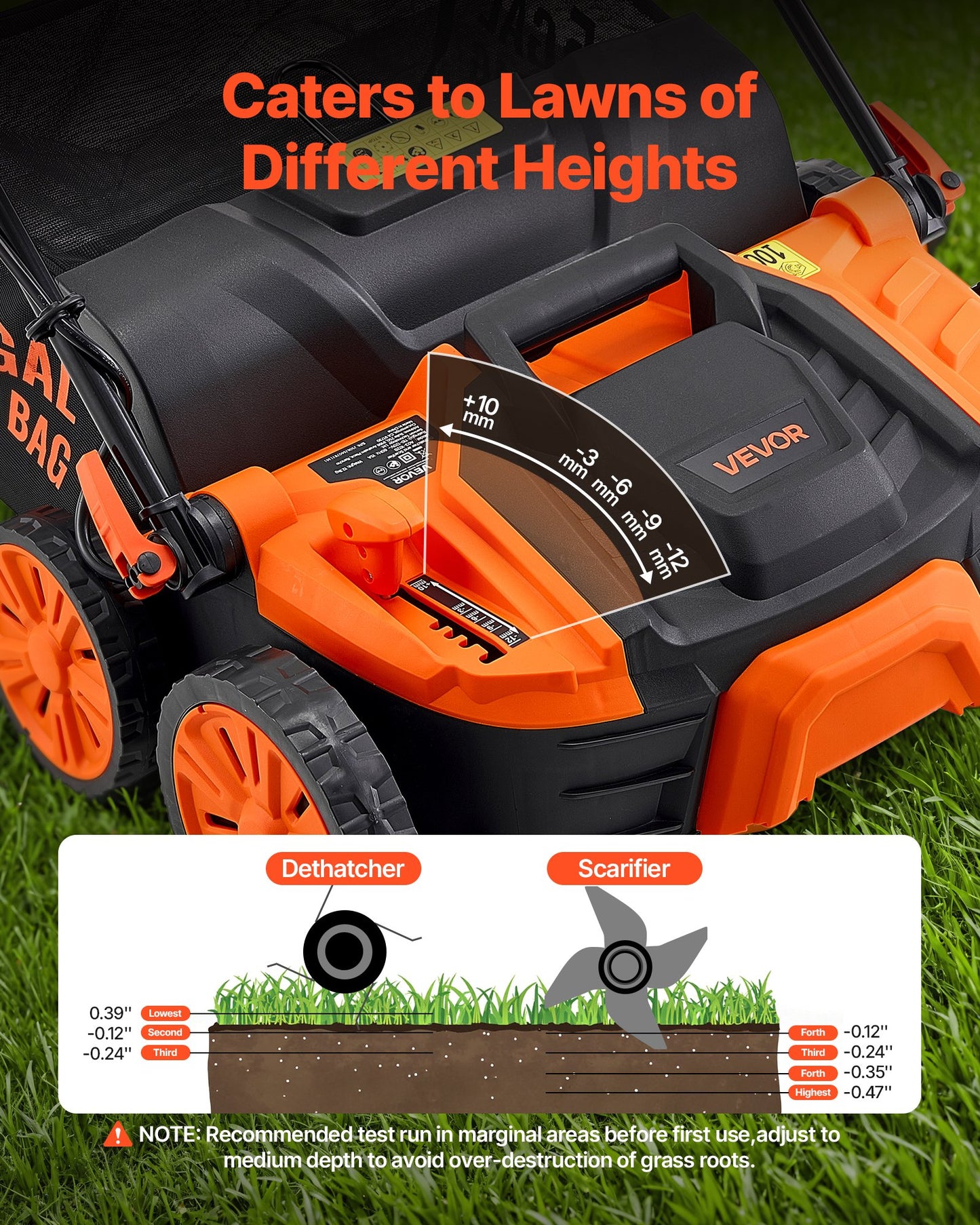 2-in-1 Electric Dethatcher And Scarifier, 16-Inch 15 Amp