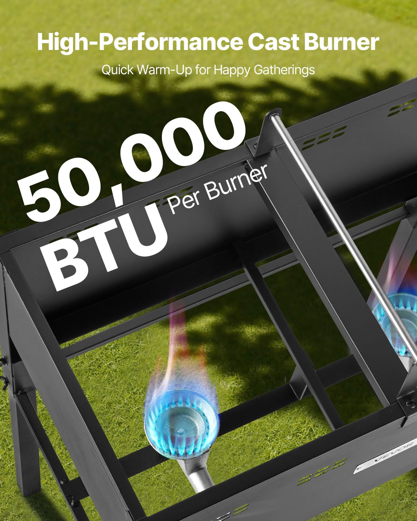 16QTx2 Outdoor Propane Deep Fryer Commercial Free Standing Cooker