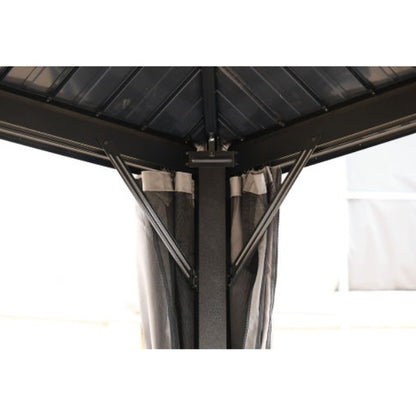 Cenador de patio 10x10FT, Cenador de aluminio