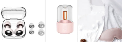 Humidificador Luz Ambiente Difusor de Aroma Luz de Vela Portátil