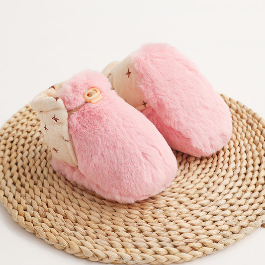Chaussures Bébé Chaude d'Hiver Antidérapantes et Anti-Chute à Semelle Souple pour les Tout-petits